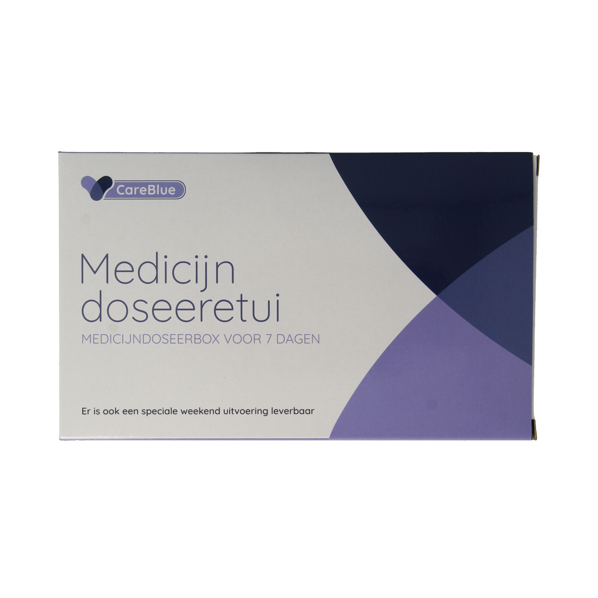 Spruyt Hillen medicijn doseeretui for 7 days, compact medication storage box with 7 compartments for daily pills.