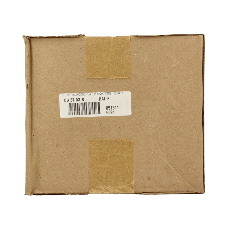 Spruyt Hillen strip folding boxes, UA 95 x 20 x 45 mm, pack of 250, sturdy packaging material with branded design