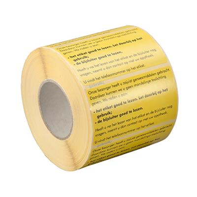 Spruyt Hillen sticker etiketten for mailing and invoices, 1000 labels, adhesive paper, white with printed text, shown in the image.