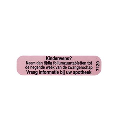Spruyt Hillen Kinderwens sticker labels, 1000 pieces, colorful adhesive etiket for special occasions or crafts.