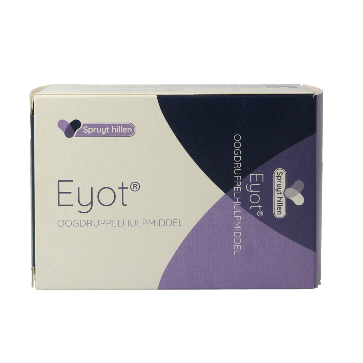 Eyot Rood oogdruppel hulpmiddel for eye care, shown in the image with a clear view of the applicator and packaging.