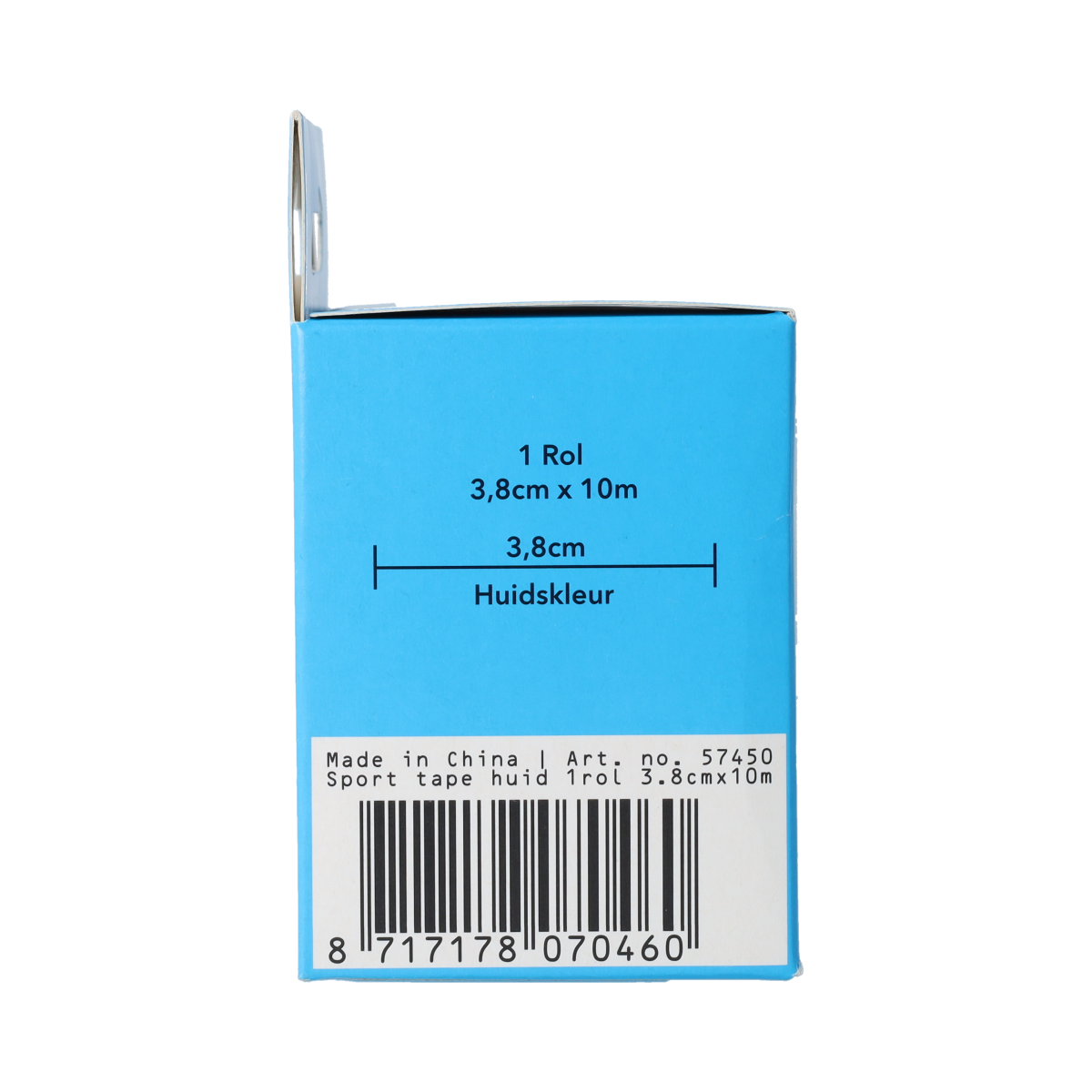 Emdee Sport tape 3.8cm x 10m in skin color, flexible athletic tape for sports and injury support.