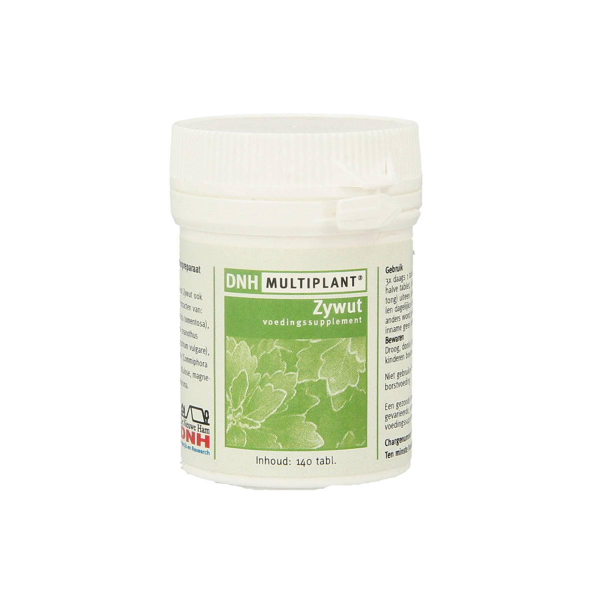 DNH Zywut multiplant herbal supplement tablets in a bottle, natural herbal preparation by DNH, plant-based health product