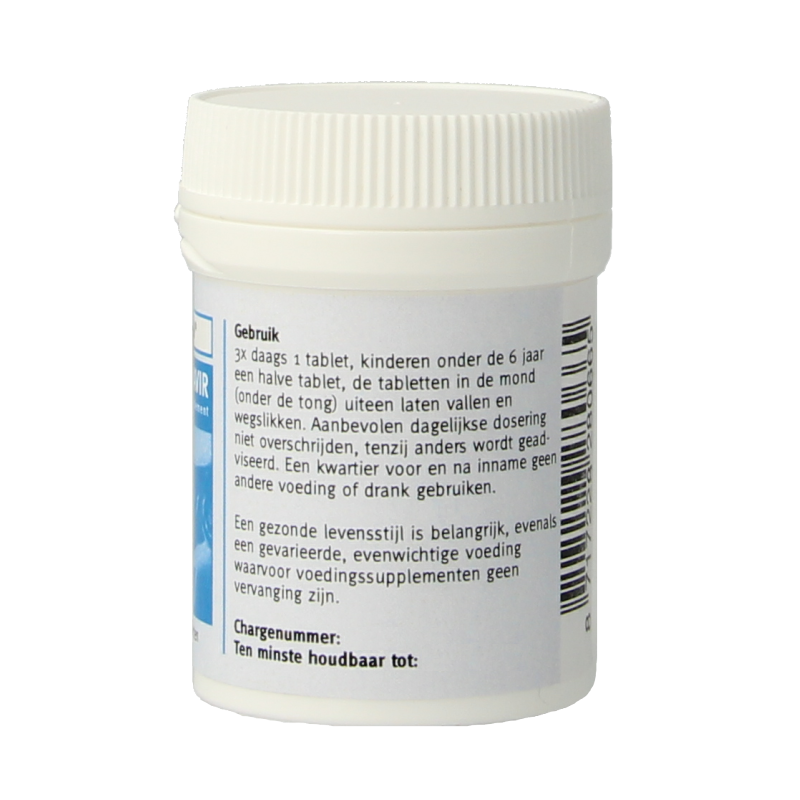 DNH Kinavir ogolith 150 tablets in a bottle, herbal supplement from the Kruidenpreparaten range, with label showing product details.