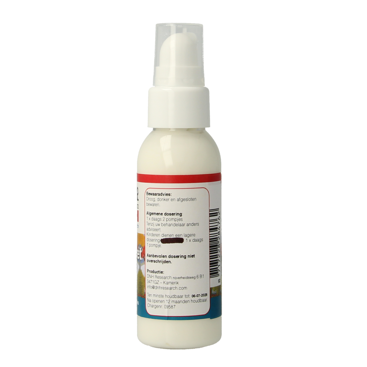 DNH Tekenbeet lotion 50ml bottle for insect bites and stings, with a white cap and label, designed to soothe skin irritation.