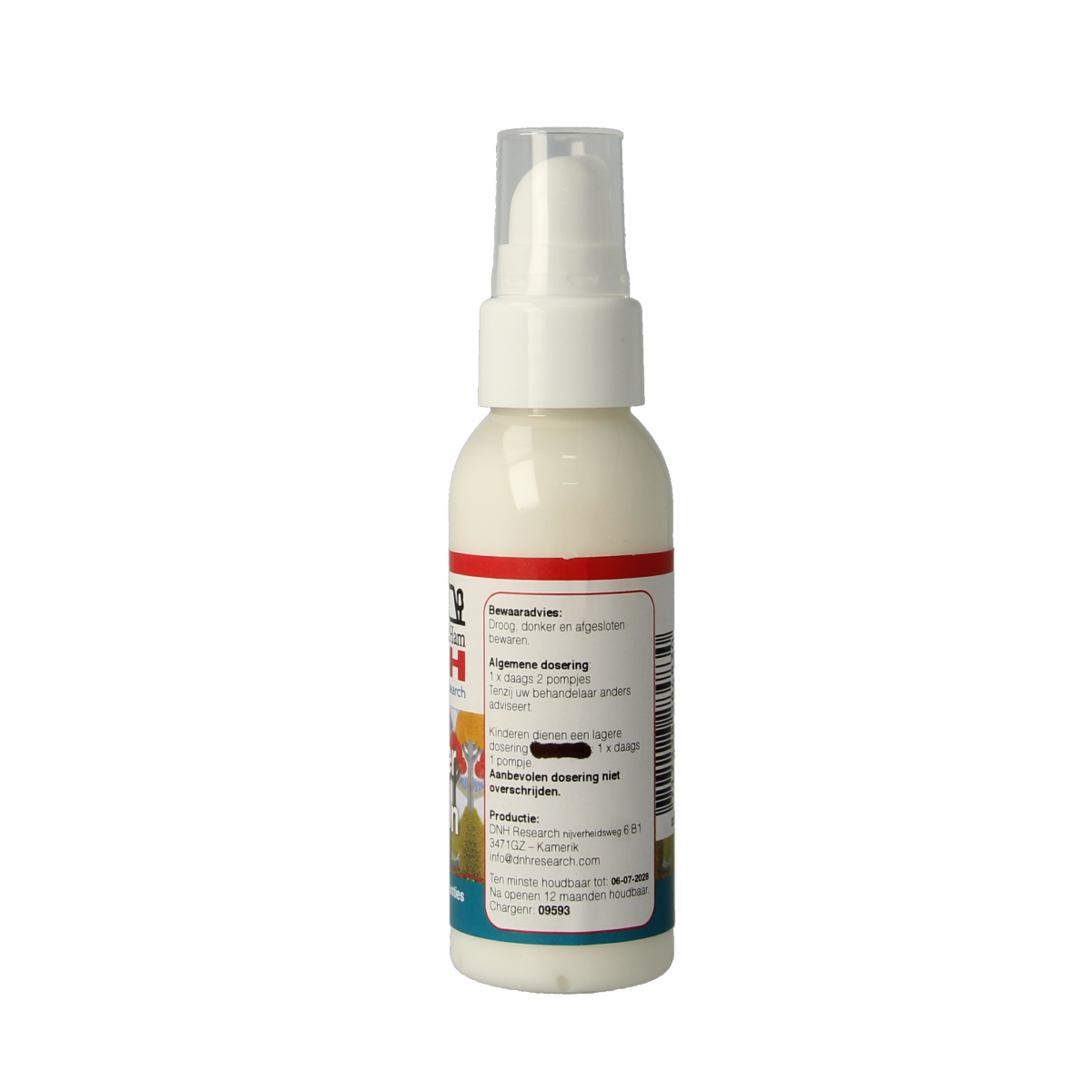 DNH Silver lotion in 50ml bottle, body care product with silver infusion for nourishing skin.