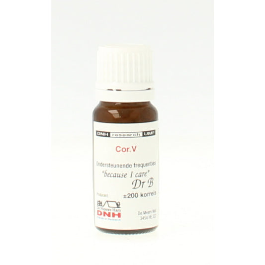DNH Cor V kruidenpreparaten box with 200 capsules, natural supplement product from DNH brand.