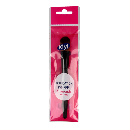 Idyl foundation brush with rounded shape, 1 piece, ideal for applying makeup evenly and smoothly.