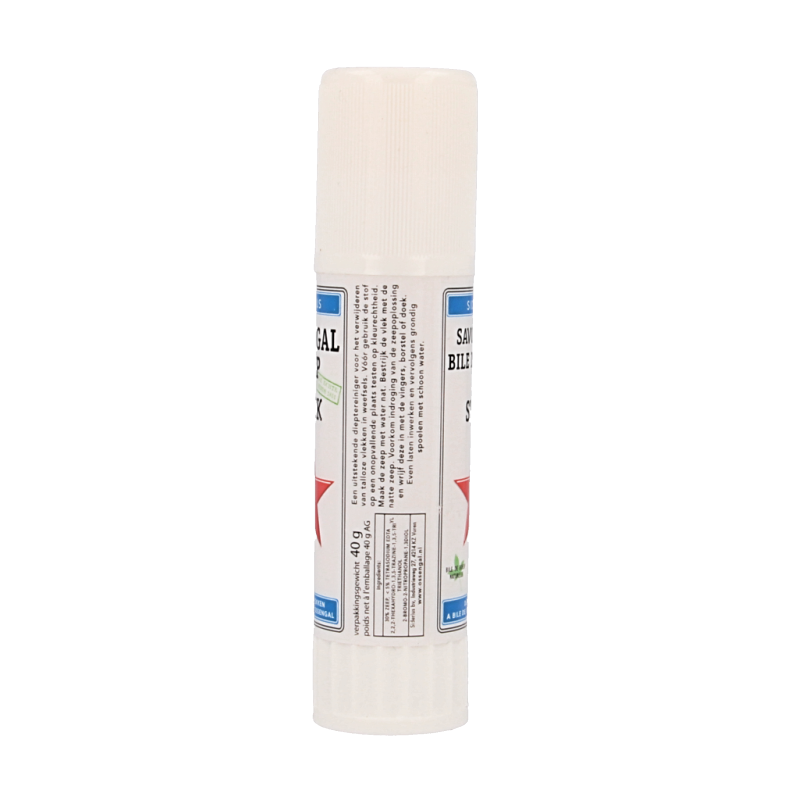 Siderius Ossengal stick, 40 grams, schoonmaakartikelen product with a white and green packaging design.