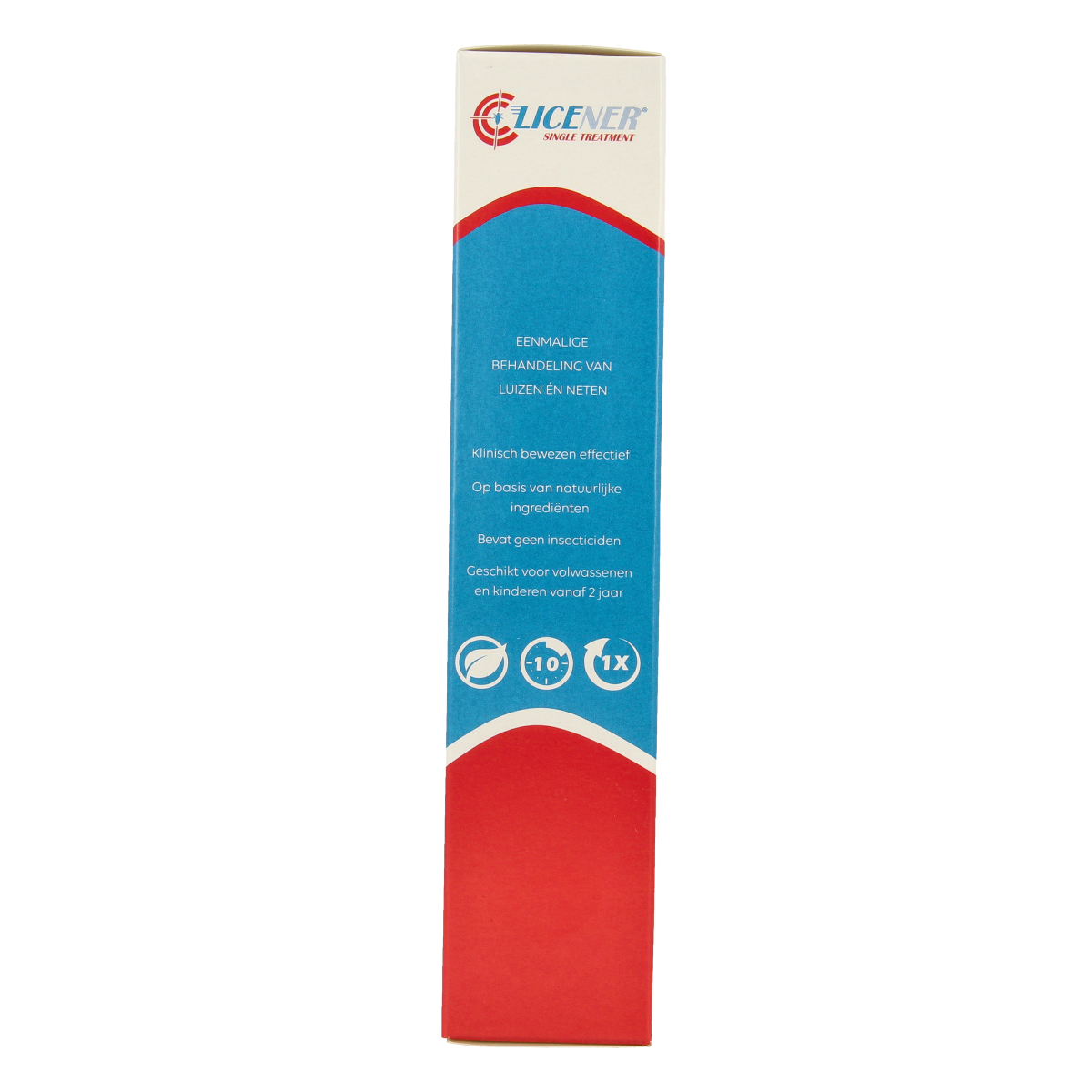 Licener Anti-Luis shampoo in 100ml bottle, a haircare product designed to treat and prevent lice infestations.
