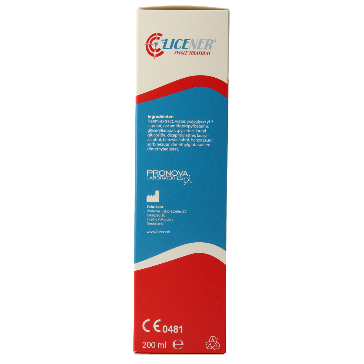 Licener Family pack 200ml hair care product, shampoo or conditioner, with the Licener brand logo visible on the packaging.