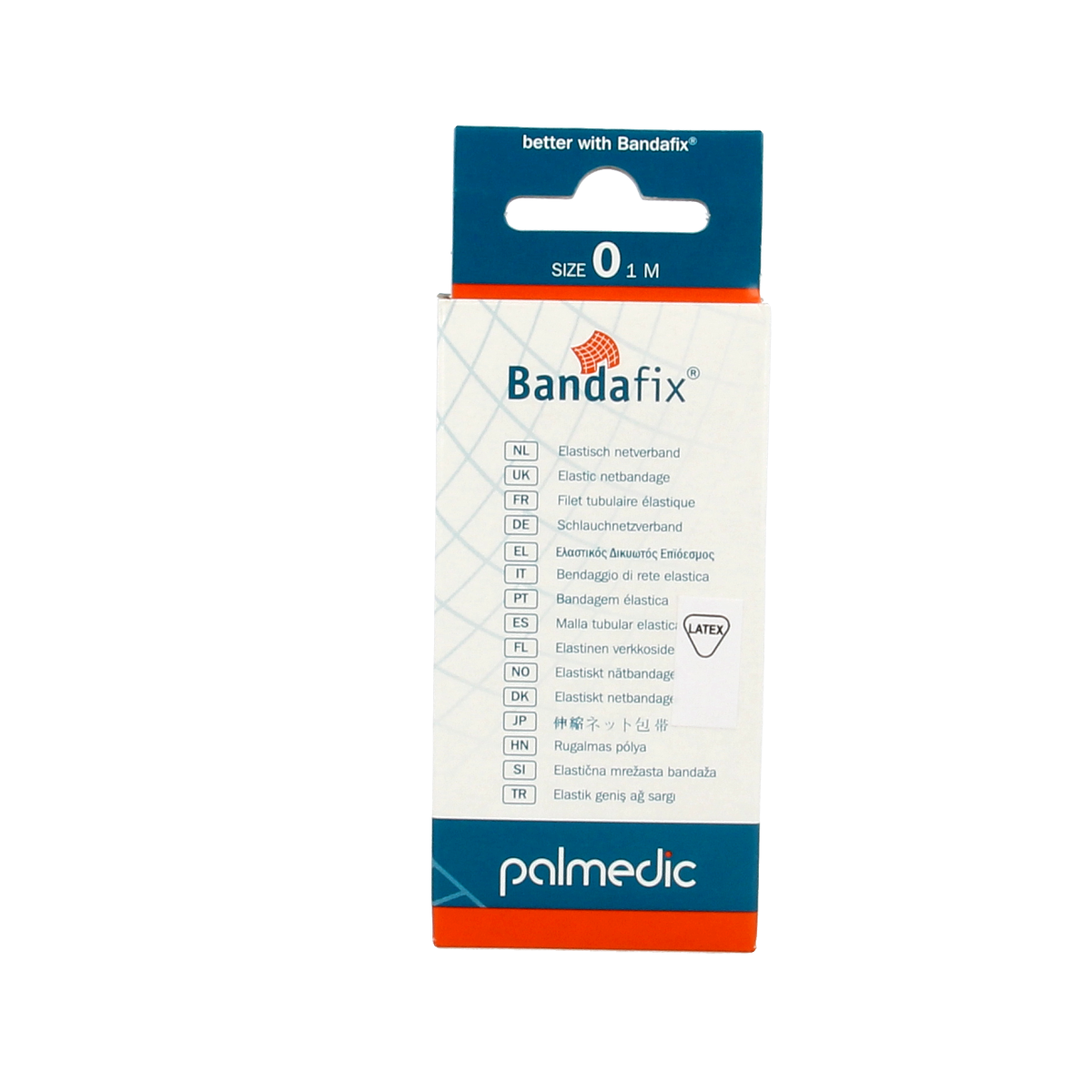 Bandafix Nr. 0 finger bandage, 1 meter long, for wound dressing, made of fabric, from Bandafix, suitable for finger injuries.