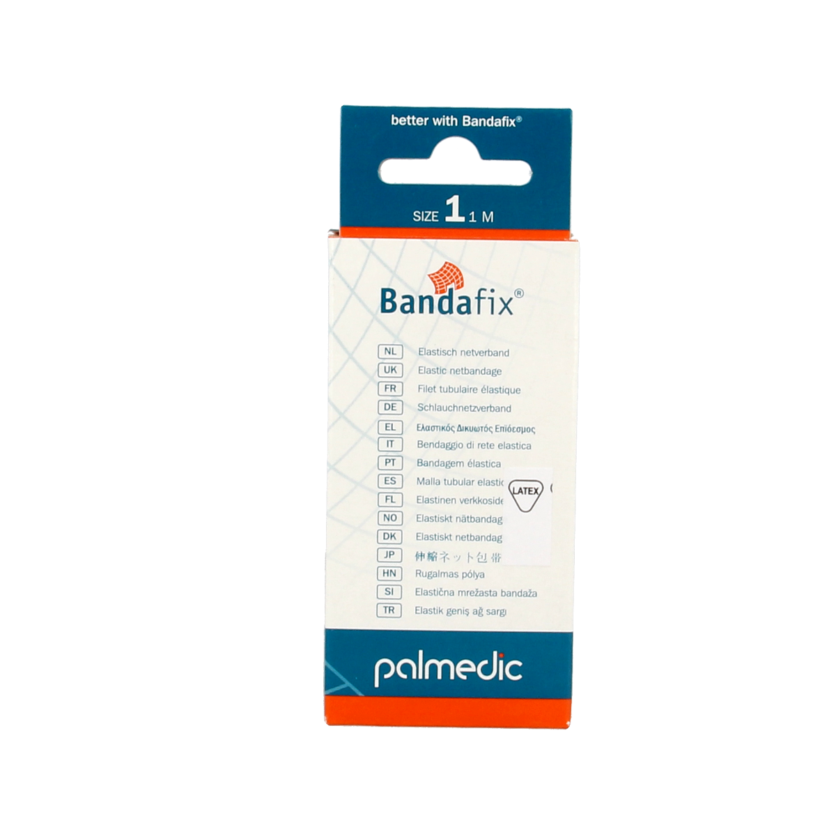 Bandafix Nr. 1 pols/hand buisverband en verbanddoek, sterile medical dressing for wrist or hand injury, 1 pack