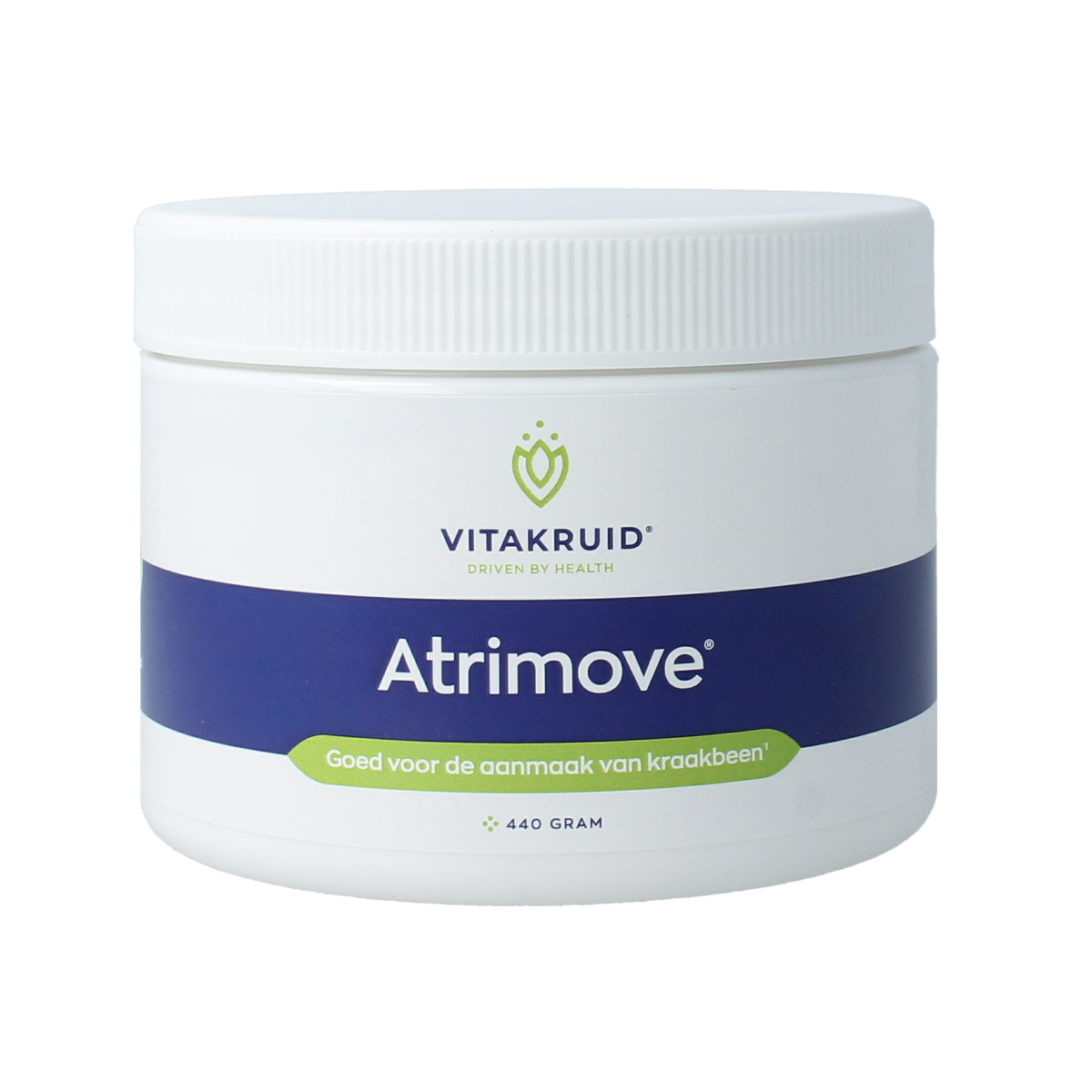 Vitakruid Atrimove Glucosamine Chondroitine MSM complex mineral supplement in 440g container, showing the product packaging.