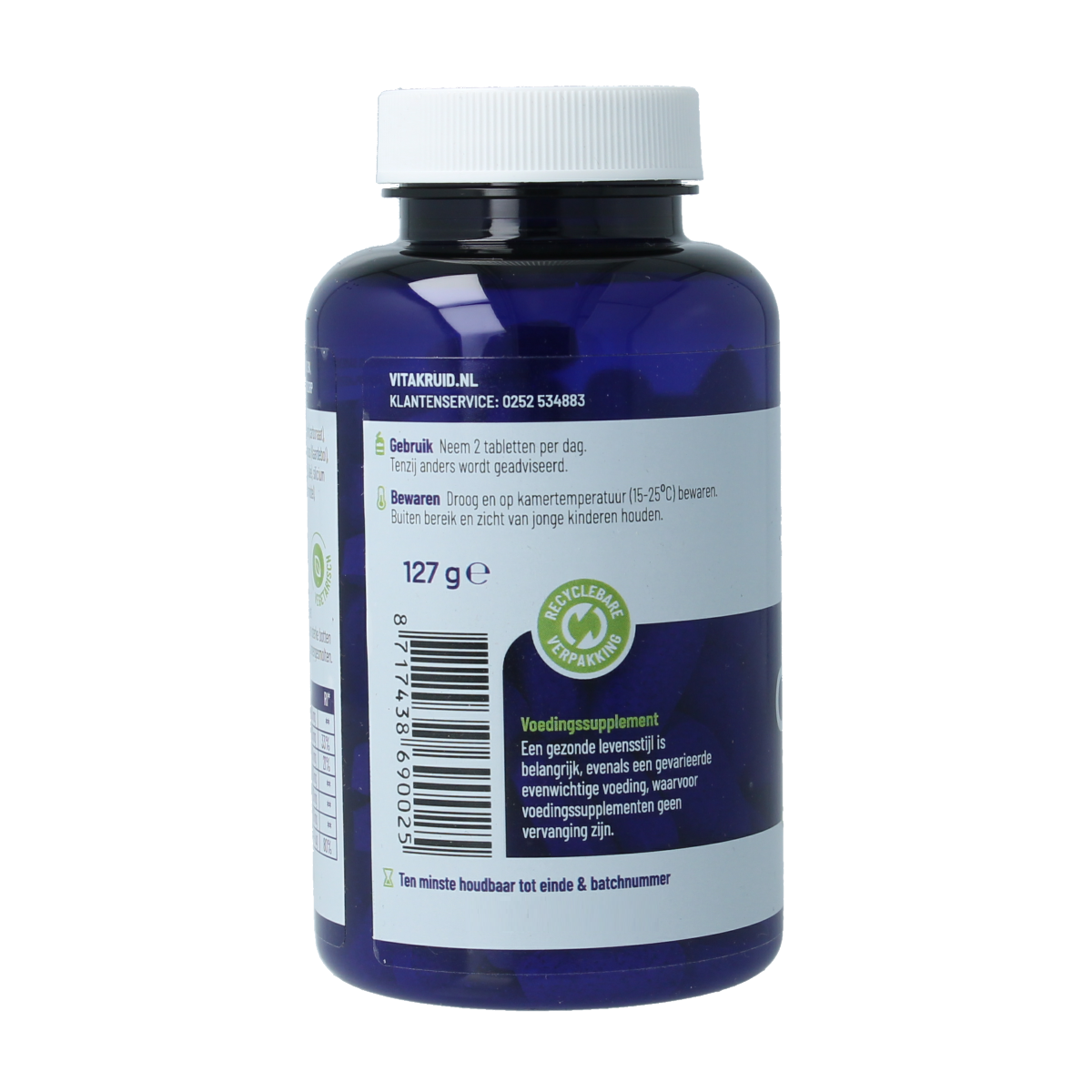 Vitakruid Ostamax mineral supplement box with 90 calcium and magnesium tablets, natural dietary mineral complex.