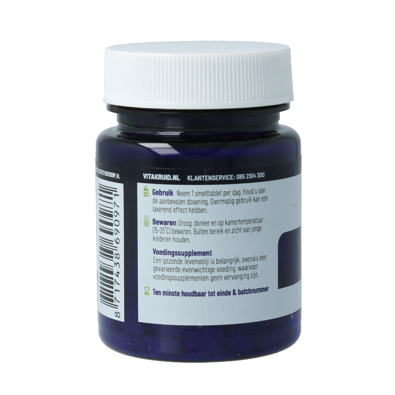 Vitakruid B12 5000 mcg active adenosylcobalamin vitamin supplement in 60 melting tablets, close-up of the product packaging.