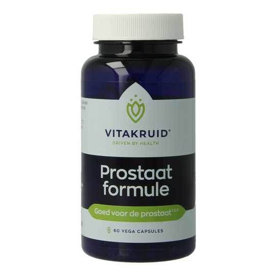 Vitakruid Prostaatformule vegetarische capsules met zaagpalm, brandnetel en zink, kruidenpreparaat voor prostaatgezondheid