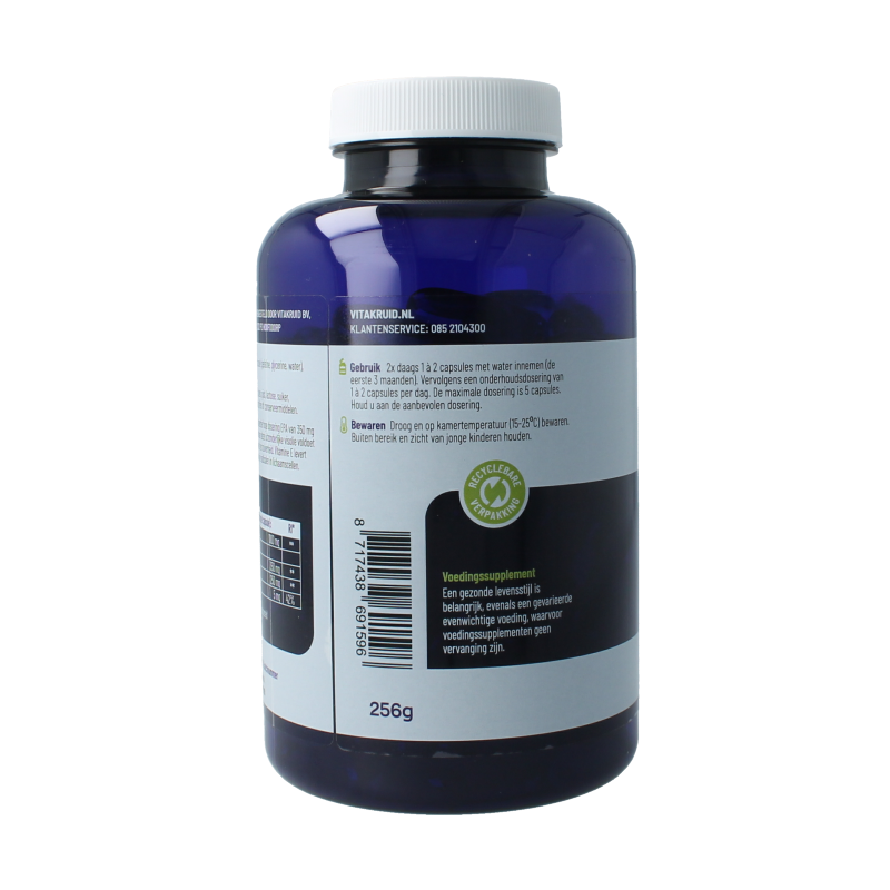 Vitakruid Visolie Forte 1000 TG softgels showing golden omega-3 fish oil softgel capsules.
