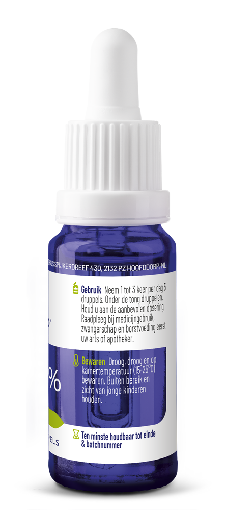 Vitakruid CBD Olie 10% full spectrum met MCT als drager 10.00 Milliliter