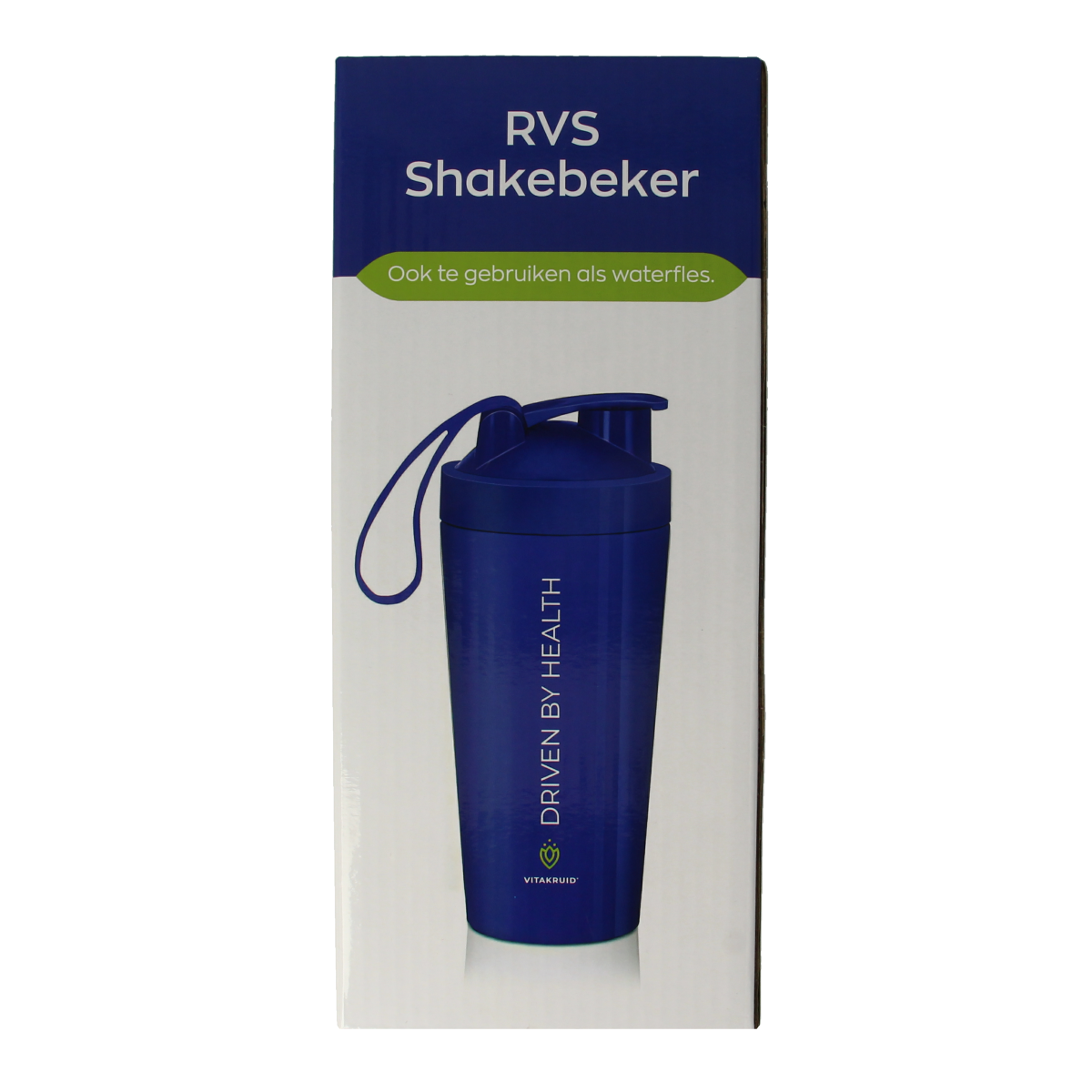 Stainless steel Vitakruid 700ml shaker bottle for cooking and dining, displayed with a sleek, modern design.