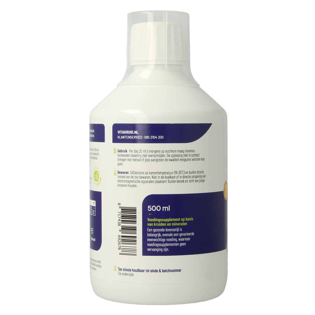 Vitakruid SilSolutions Tropical mineral supplement in a 500ml bottle, used for plant growth and health.