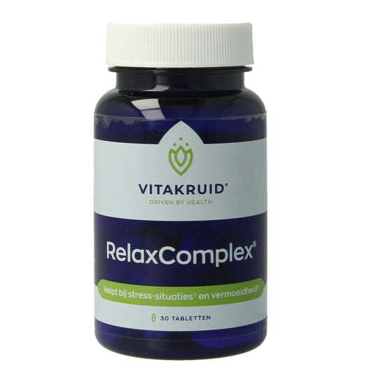 Vitakruid RelaxComplex oa Magnesium Tauraat & Vitamine D3 30.00 Tabletten
