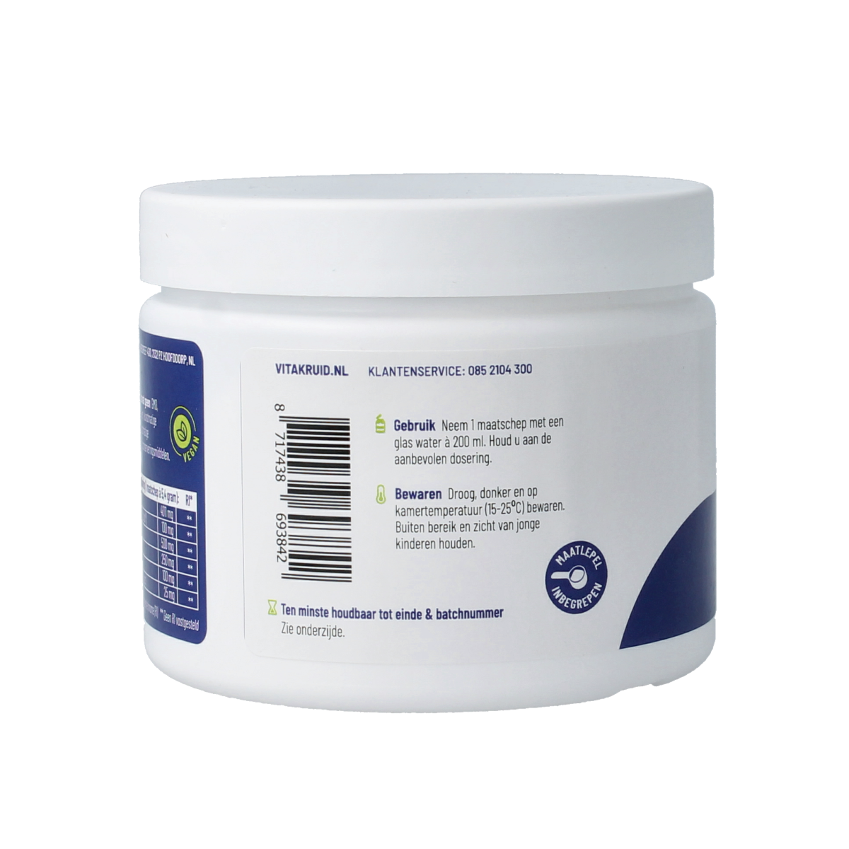 Vitakruid Myo-inositol complex dietary supplement in a 162g container, a herbal supplement for overall wellness.