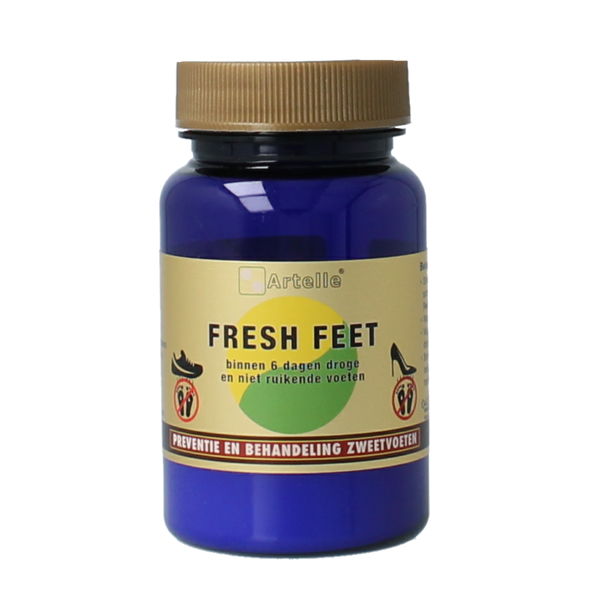 Humanutrients Fresh Feet voetverzorging tube, 35g, with natural ingredients and soothing design, for foot care.