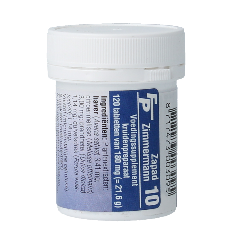 Medizimm Zapad 10 herbal supplement packaging with 120 tablets, natural herbal remedy from Medizimm.