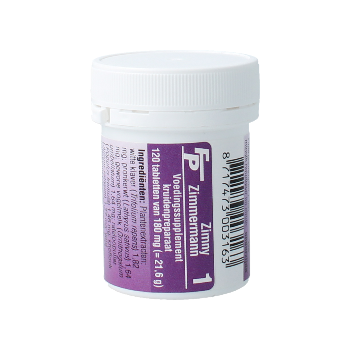 Medizimm Zimny 1 herbal supplement box with 120 tablets, displayed in a natural light setting.