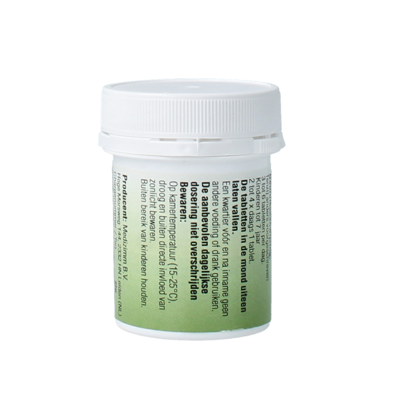 Medizimm Zvon 15 120-tabletten herbal supplement bottle with label showing product details and branding.