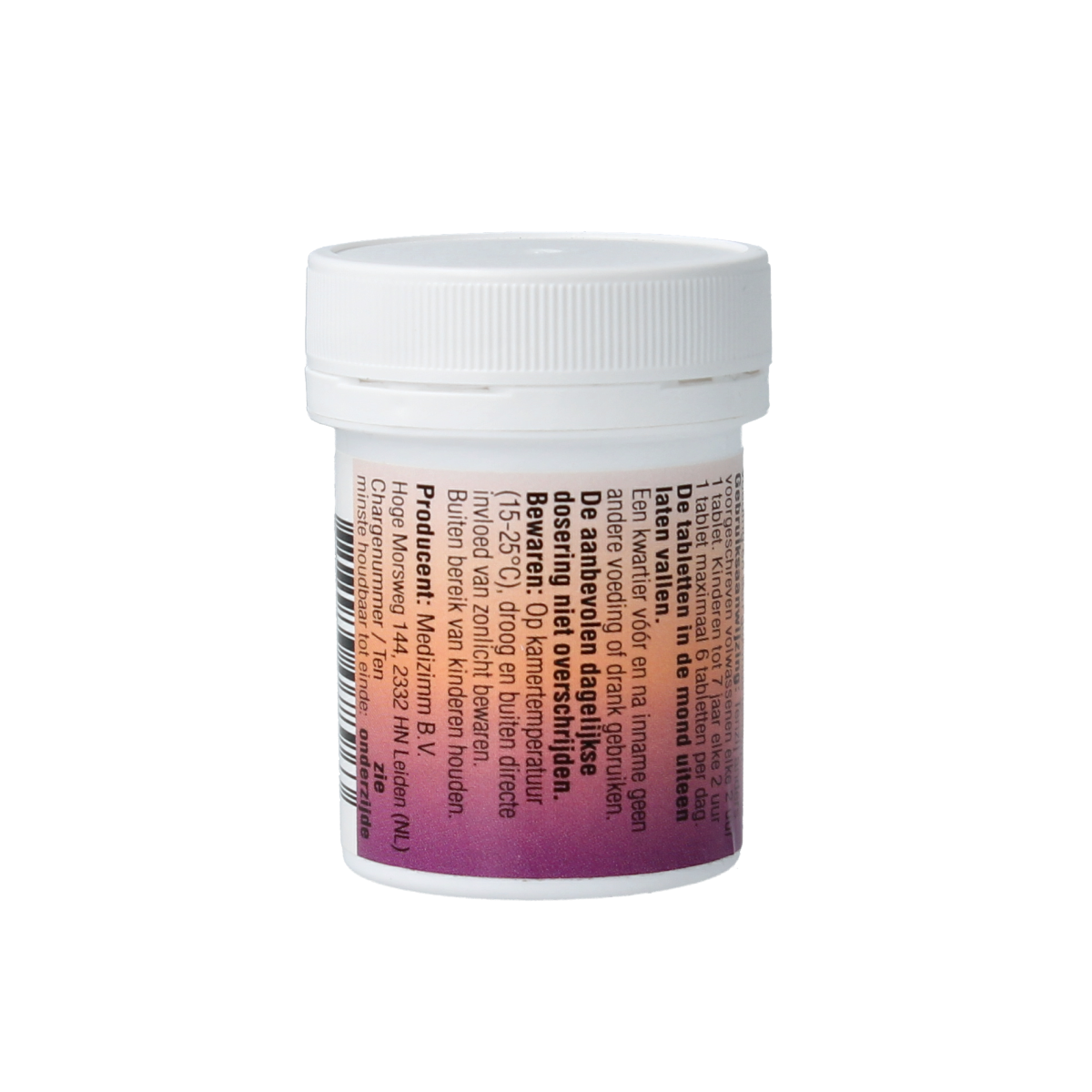 Medizimm Zmu 21 Kruidenpreparaten tabletten in a blister pack, natural herbal supplement for health support.