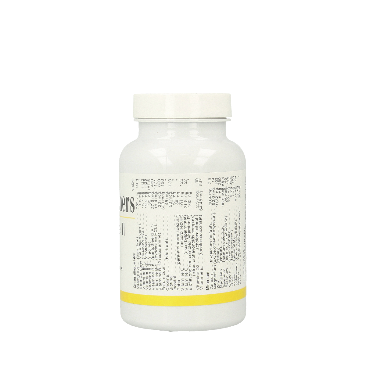 Walthers Multiple II multivitamin tablets, dietary supplement, round tablets in a blister pack, vitamin supplement product.