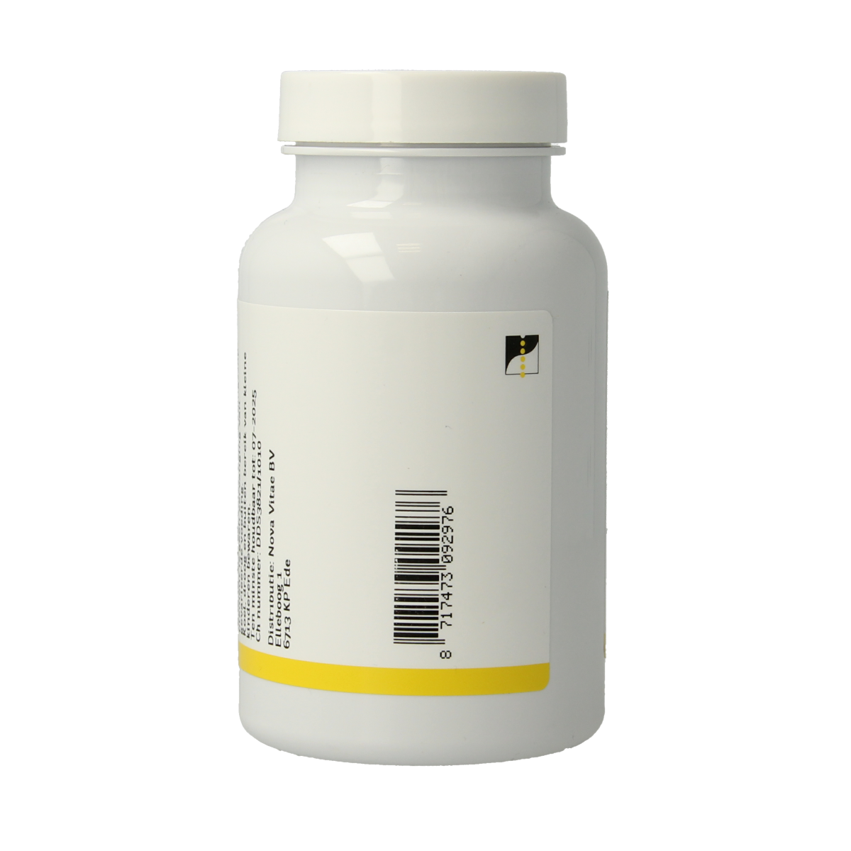 Walthers Omega 3 1000 mg softgels, Vetzuren supplement, showing a bottle of 100 softgels with a clear label.