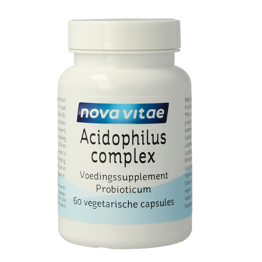 Nova Vitae Acidophilus complex 60.00 Vegetarische capsules