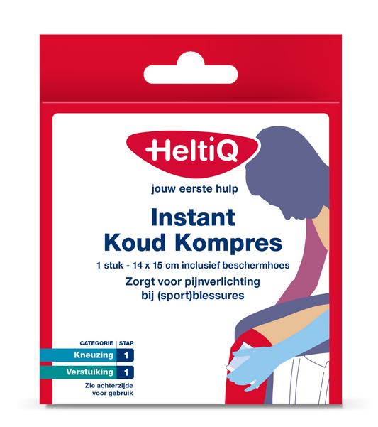 Heltiq warm and cold compress instant pack, 1 piece, designed for pain relief and soothing cold or warm therapy.