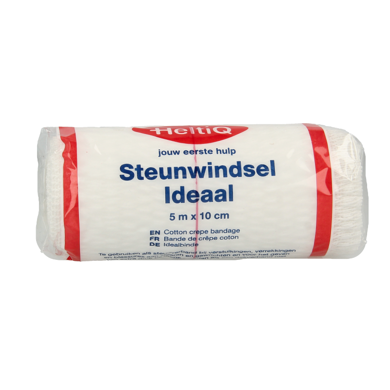 Heltiq windel in 5m x 10cm size, ideal for secure wrapping, shown in the image. Durable and reliable product from Heltiq.