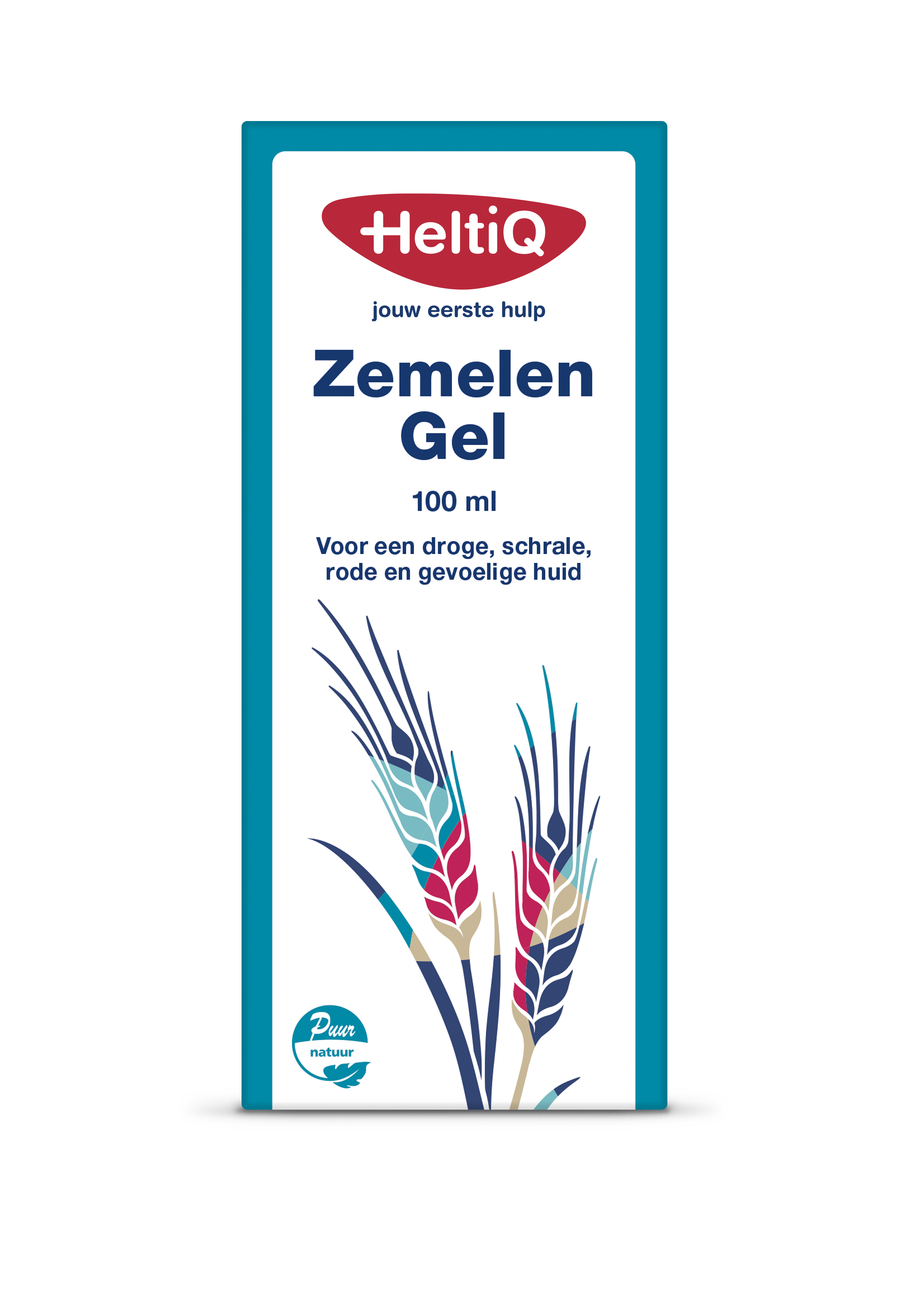 Heltiq Zemelen gel in a 100ml bottle, a body care product with a pump dispenser, featuring a sleek container and label.