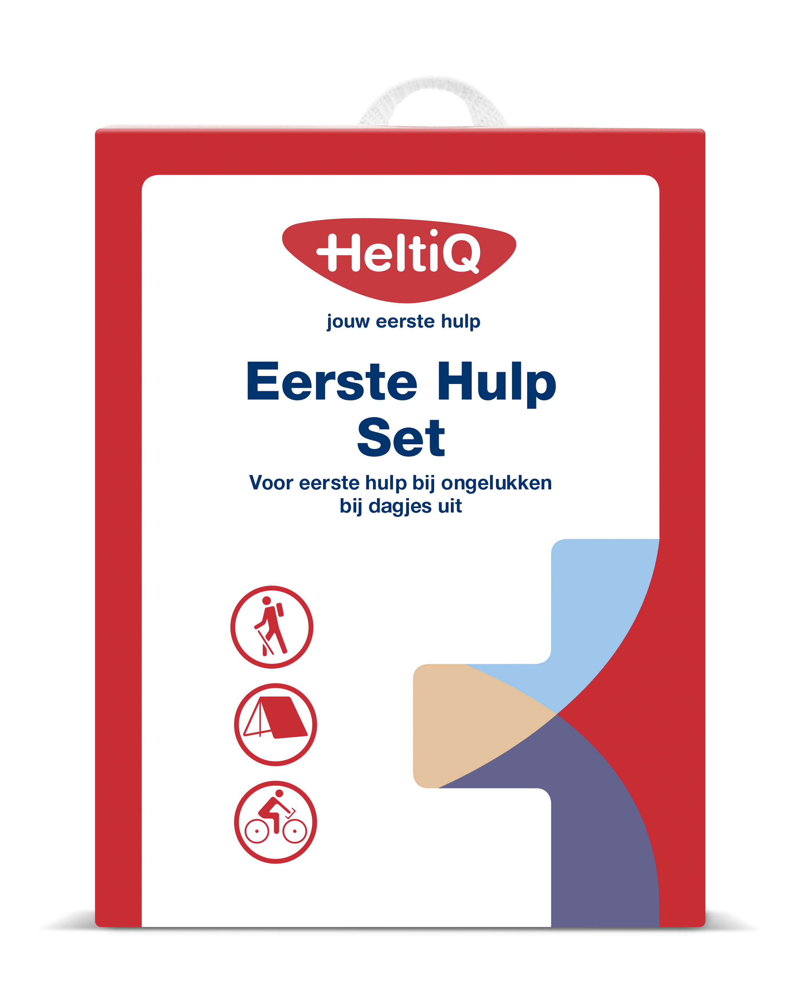 Heltiq Eerste hulp set 1.00 with first aid supplies, bandages, and emergency tools in a compact EHBO set for safety.