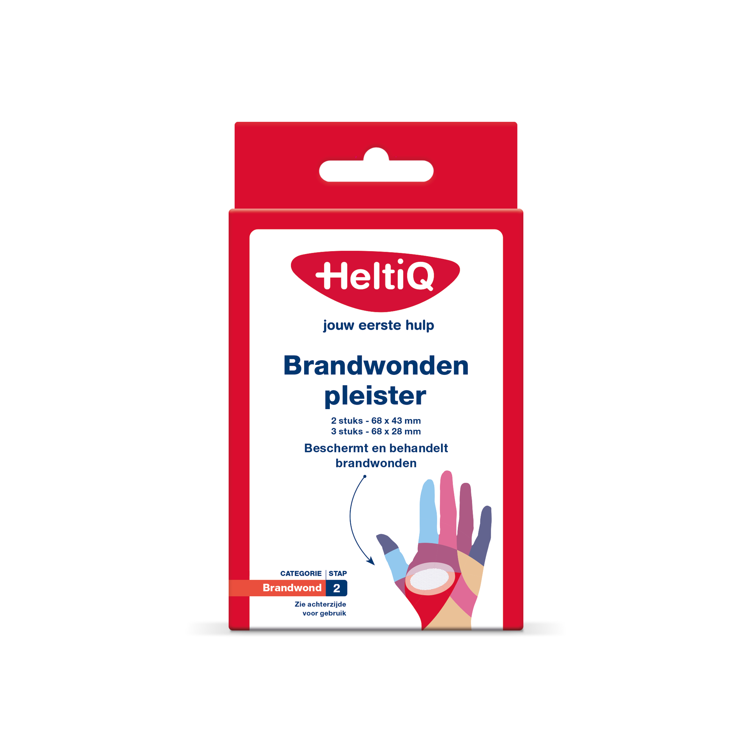 Heltiq brand wound dressings, 5-pack of adhesive plasters and tape for wound care, shown in the image.