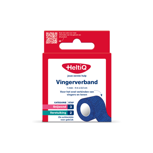 Heltiq Vingerverband 4m x 2.5cm 1.00 Stuks
