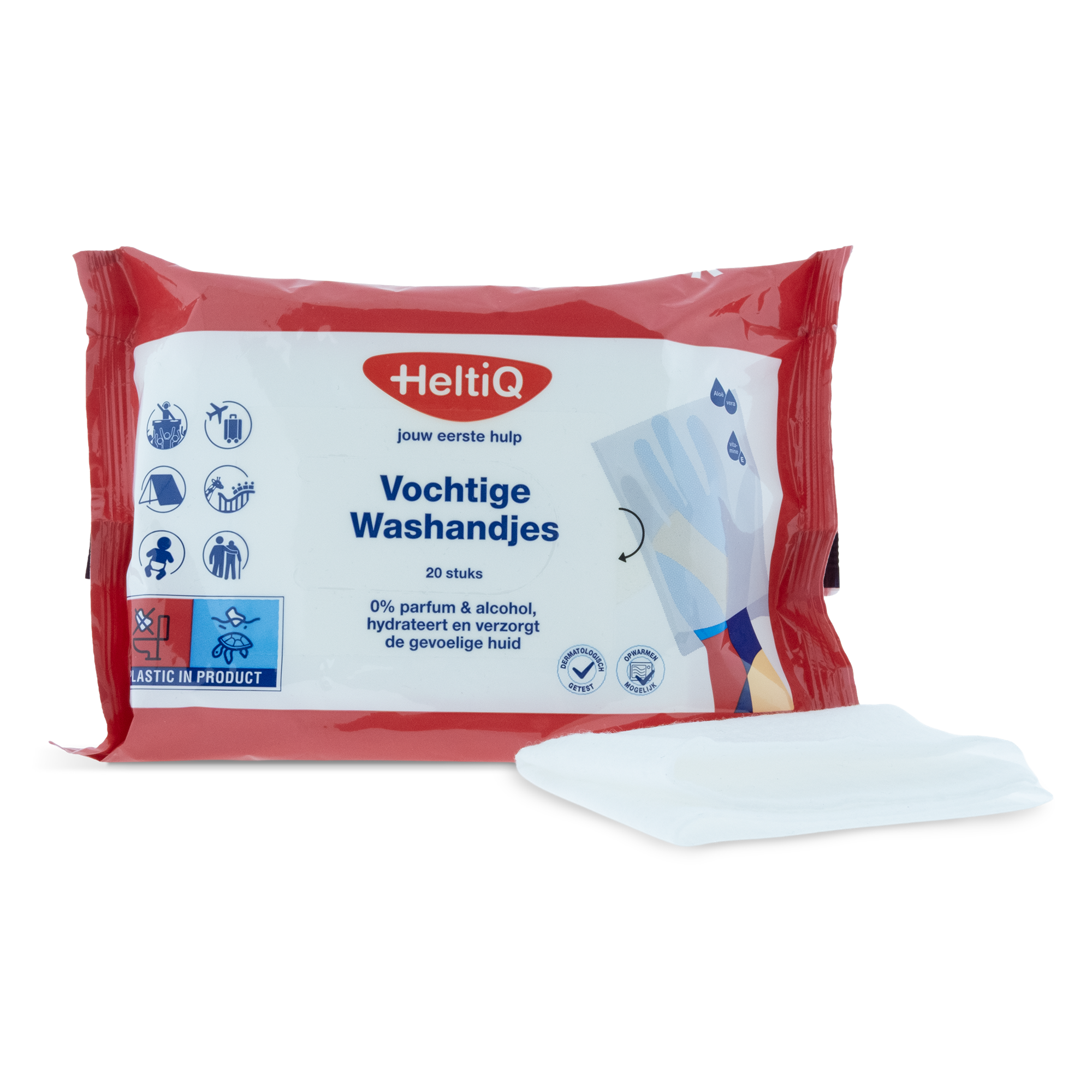 Heltiq Vochtige washandjes 20.00 Stuks