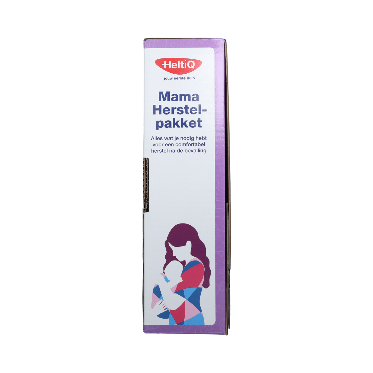 Heltiq HeltiQ Mama Kraamtijd herstelpakket with postpartum care essentials, displayed in a box.