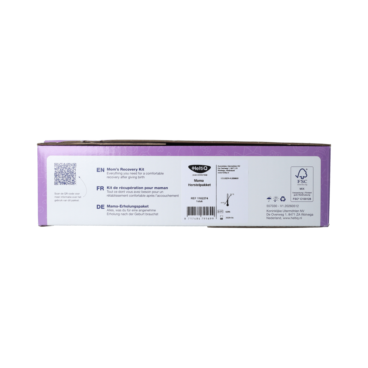 Heltiq HeltiQ Mama postpartum recovery kit with one item, designed for postpartum care during kraamtijd.