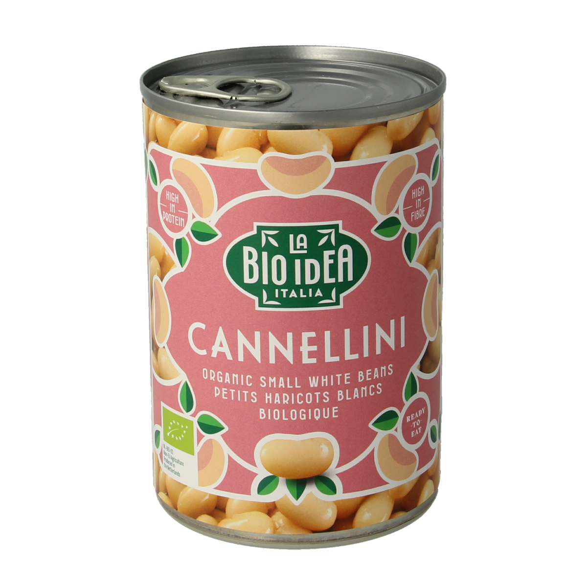 Bioidea organic white beans in 400g pack, fresh and healthy, suitable for cooking and nutritious meals.