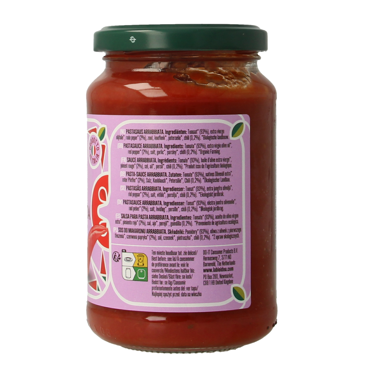 Bioidea Pastasaus arrabiata bio 340.00 Gram