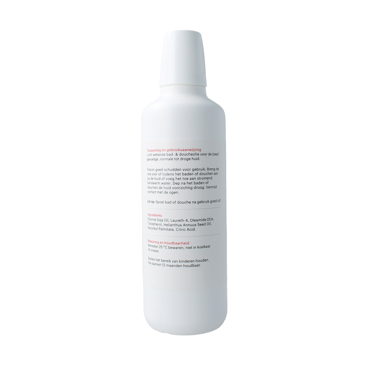 Fagron Soya oleum emulgatum 250ml body care product, creamy texture in a white bottle with label, for skin nourishment.