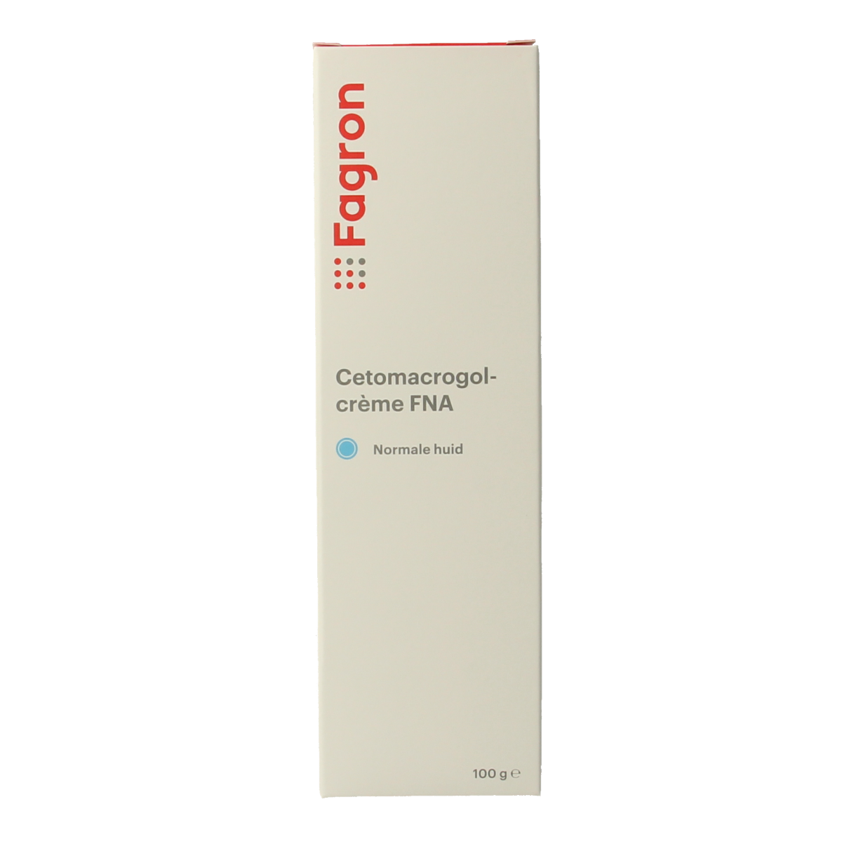 Fagron Cetomacrogol crème FNA D & B body care product in a 100g tube, smooth and moisturizing for skin nourishment
