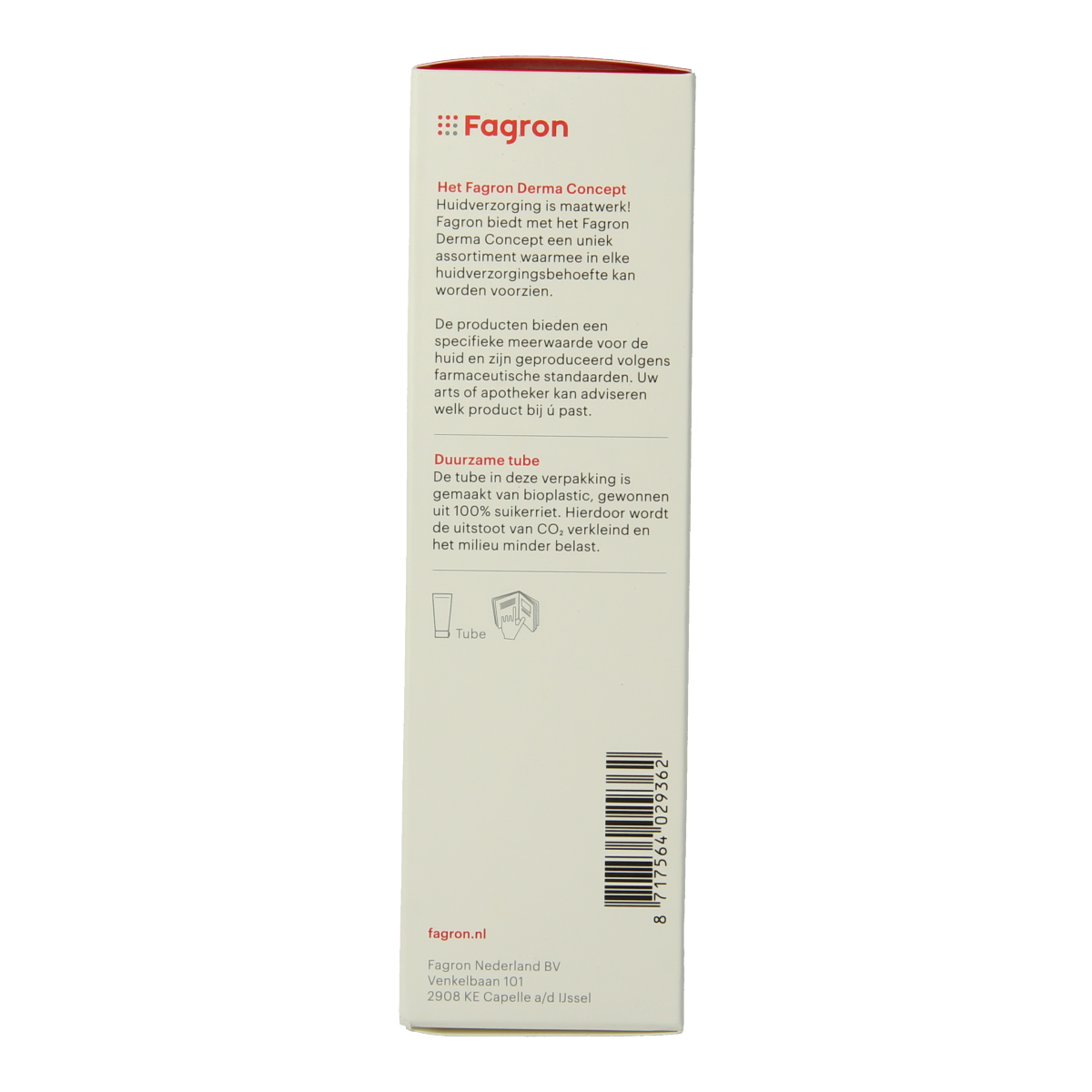 Fagron Lanettecreme with 20% vaseline, 100g, a body care product in a white jar with a simple label.