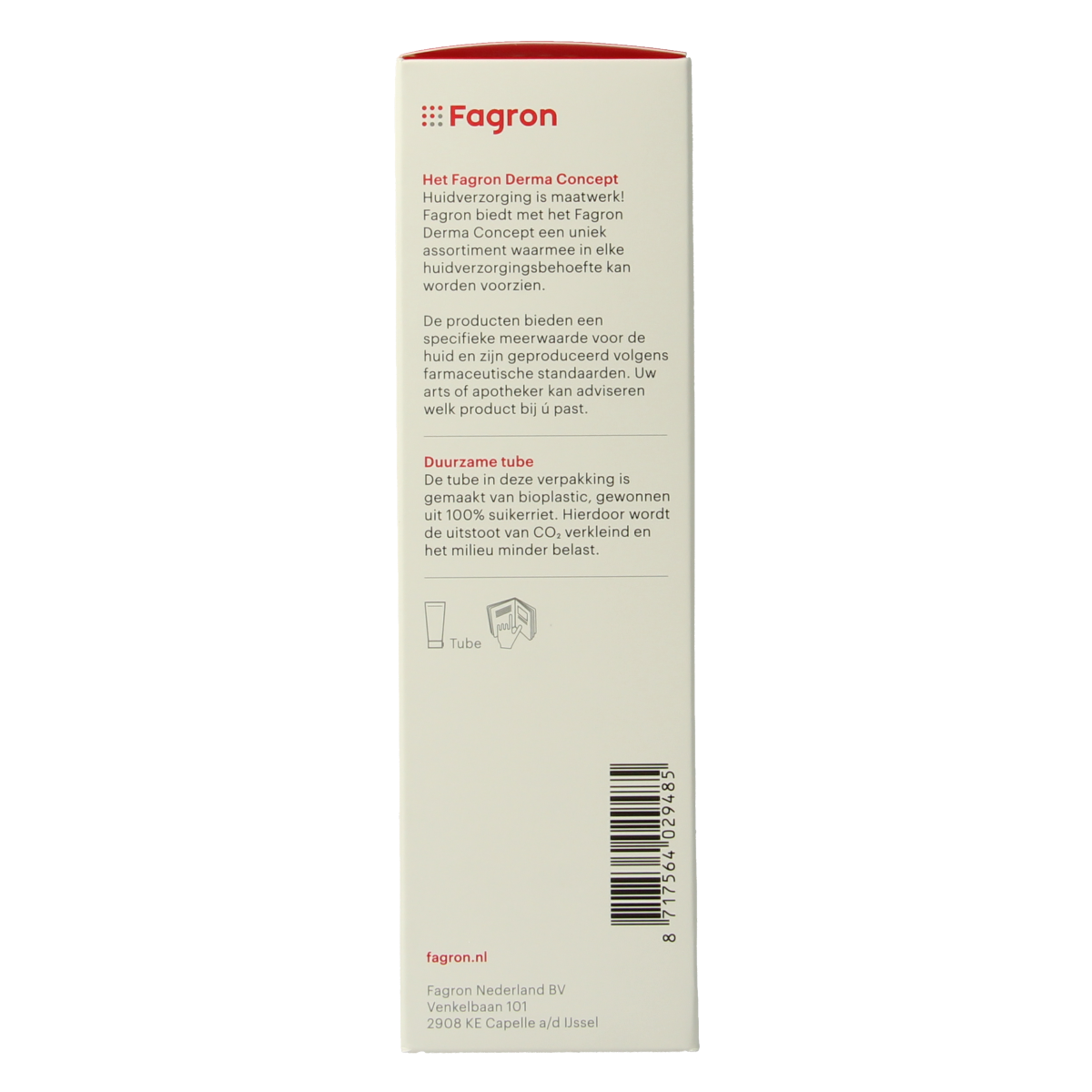 Fagron Witte Vaseline in 100g jar, ideal for dry to very dry skin, shown in a close-up of the white Vaseline container.